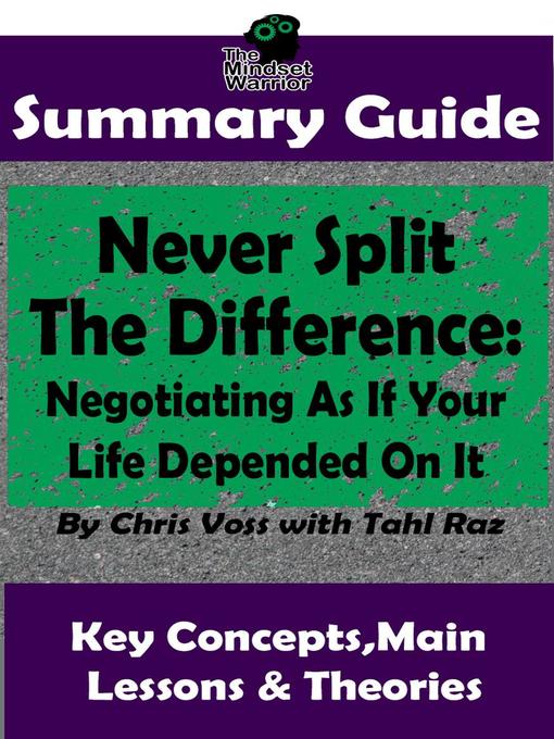 Title details for Never Split the Difference by The Mindset Warrior - Wait list